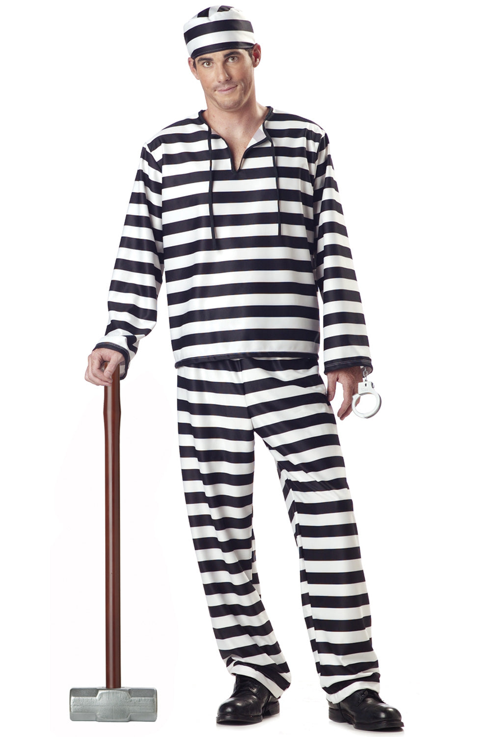 Jailbird Adult Costume