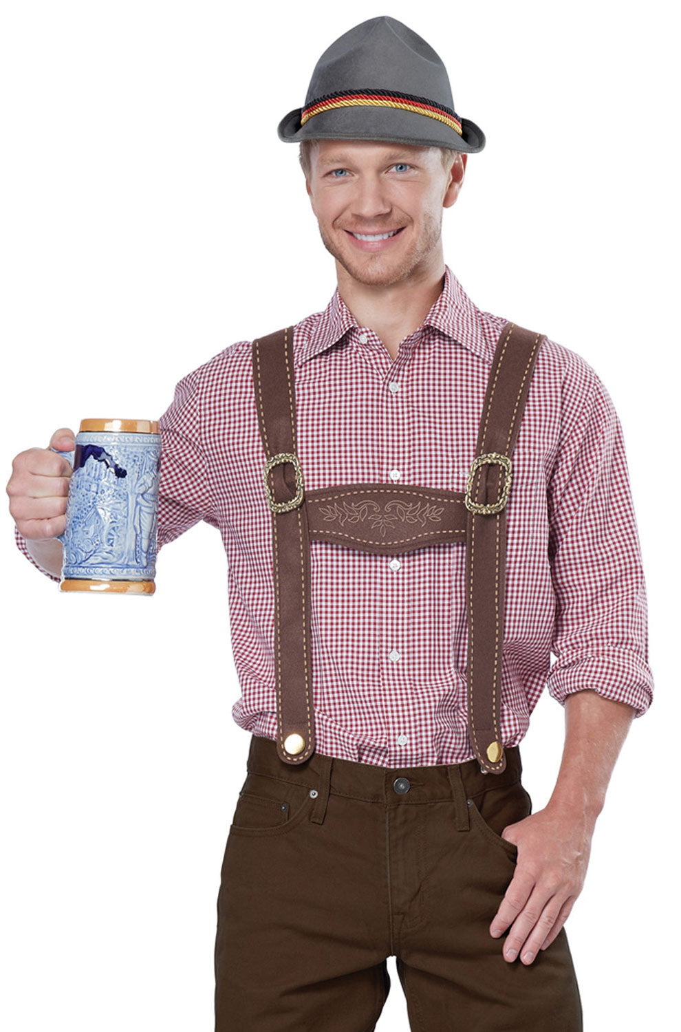 Lederhosen Adult Costume Kit