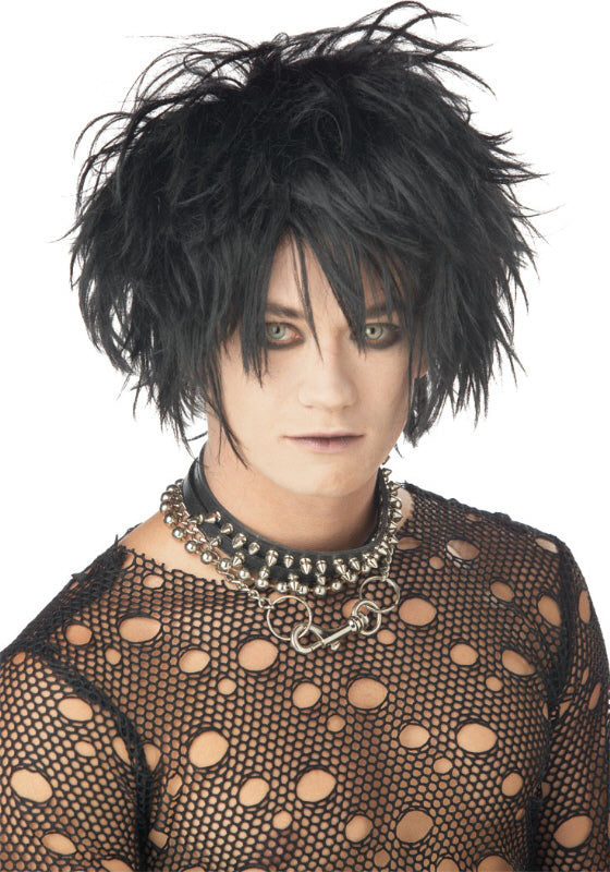 MidNight Fiend Costume Wig - Black