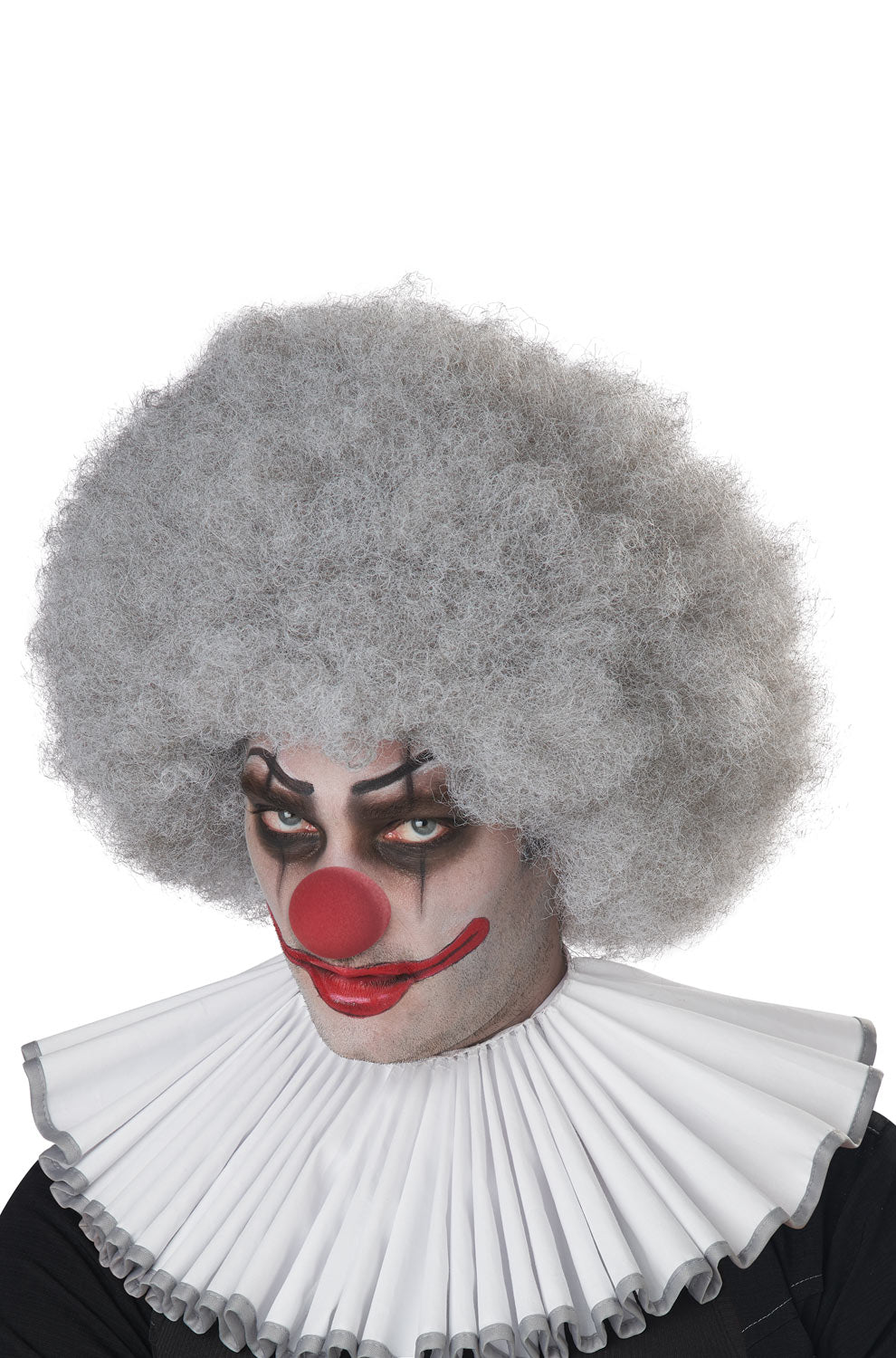 Jumbo Afro Adult Wig (Grey)