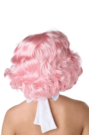 Hollywood Glamour Adult Wig (Pink)