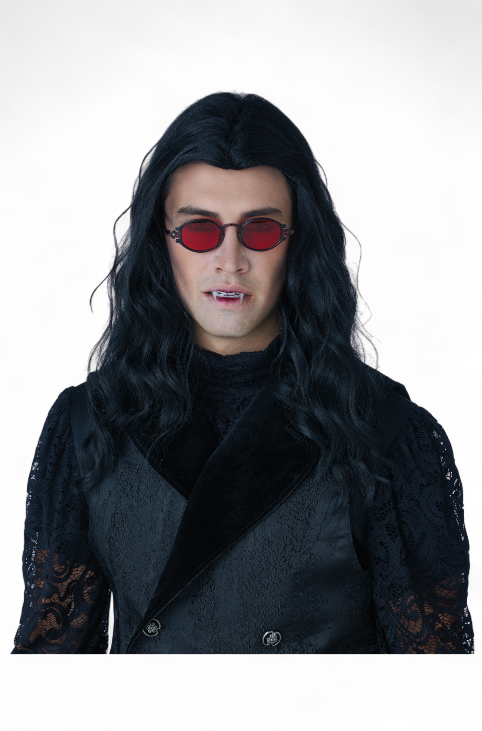 Men's Long Wavy Cosplay Adult Wig