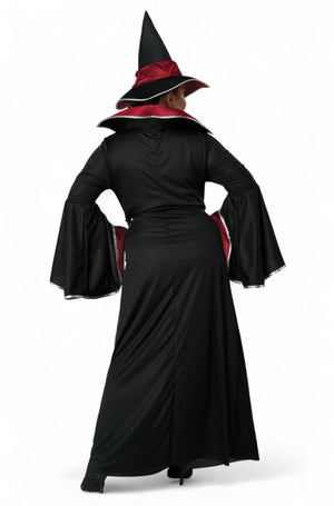 Ruby Red Glamour Witch Plus Size Costume