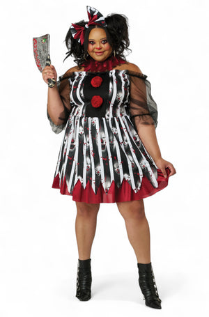 Savage Clown Plus Size Costume
