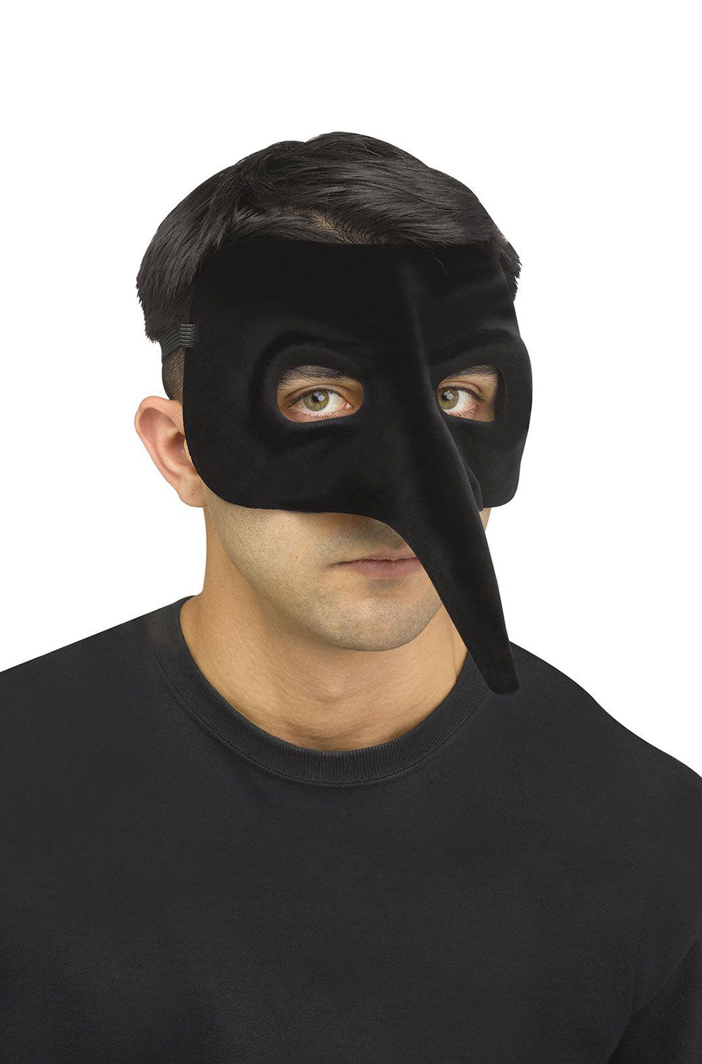 Velvet Venetian Raven Adult Mask