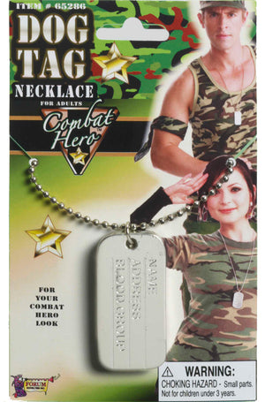 Combat Hero Dog Tag
