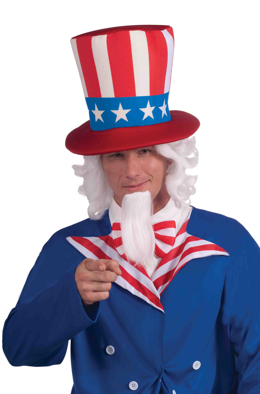 Uncle Sam Adult Wig & Beard Set