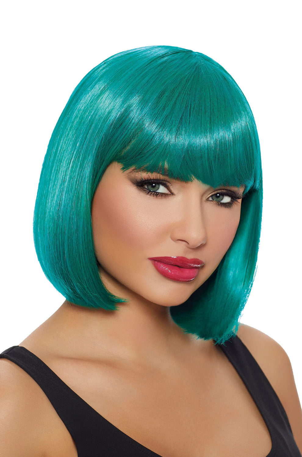 Mid-Length Bob Wig (Teal)