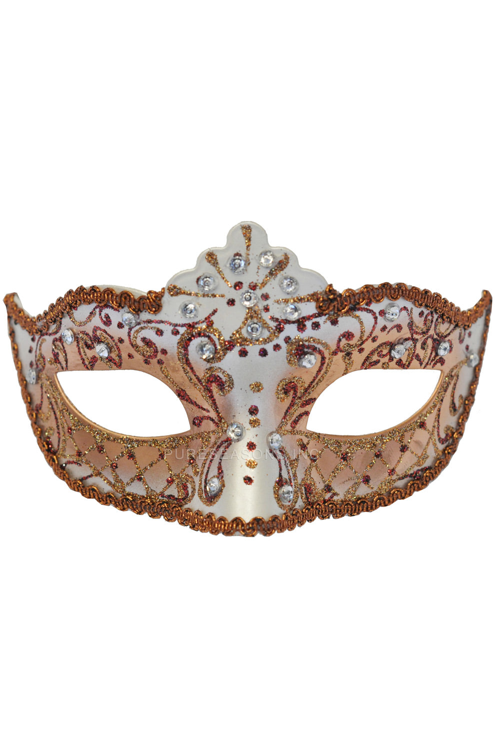 Bejeweled Venetian Mask (Red)