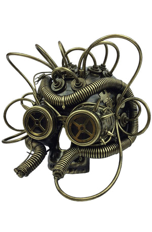 Robot Skull Mask (Gold)