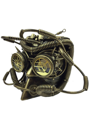 Industrial Bauta Mask (Gold)