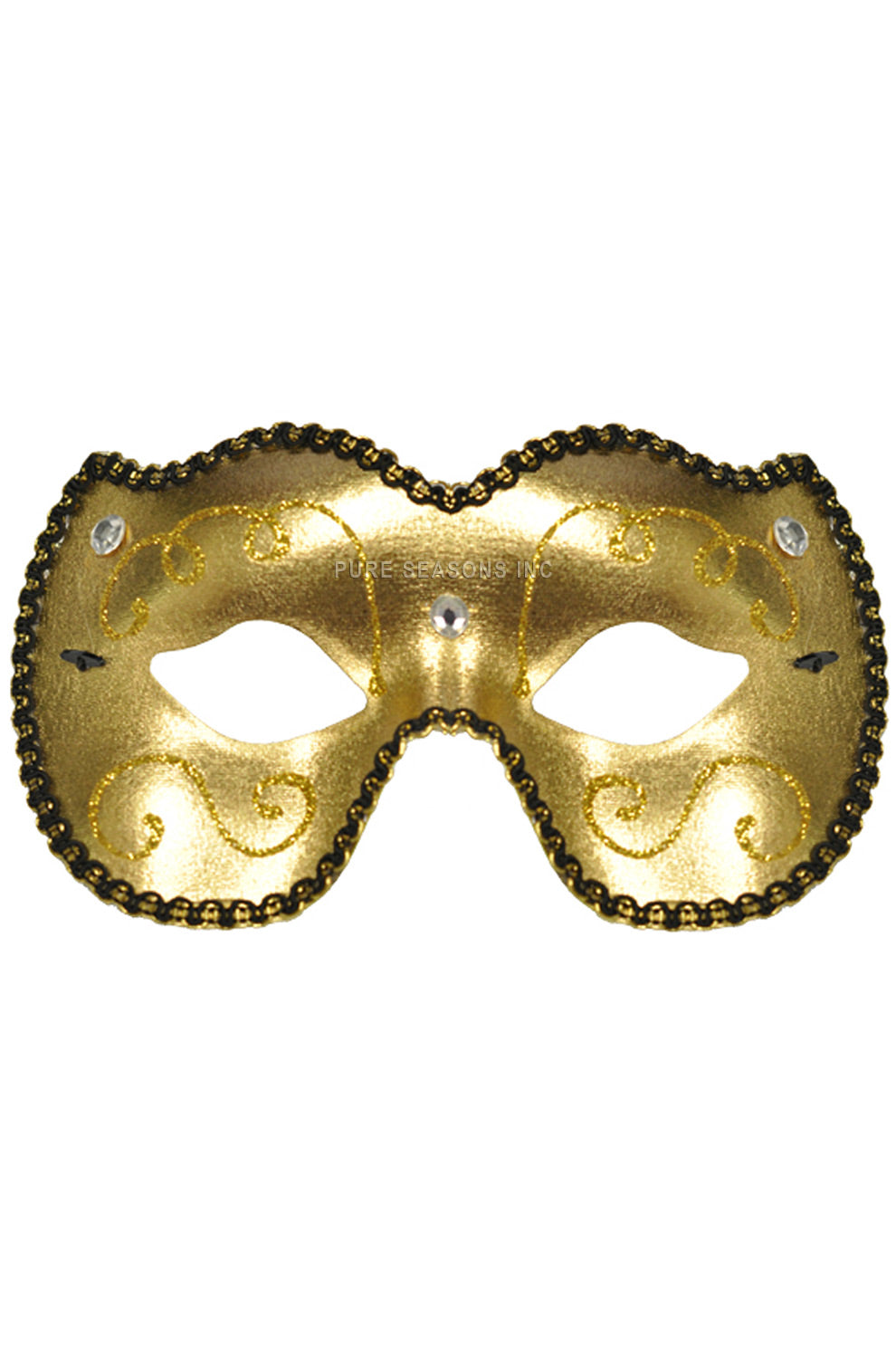 Mardi Gras Eye Mask (Gold)