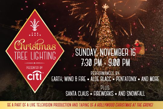 Sunday Funday: Christmas Tree Lighting at The Grove