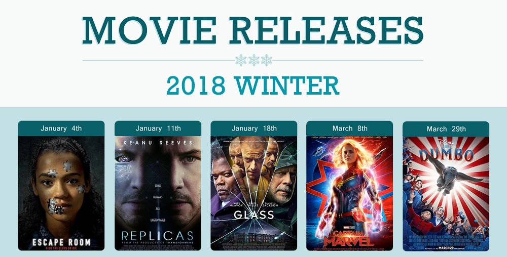Infographic: Movie Releases of Winter 2018