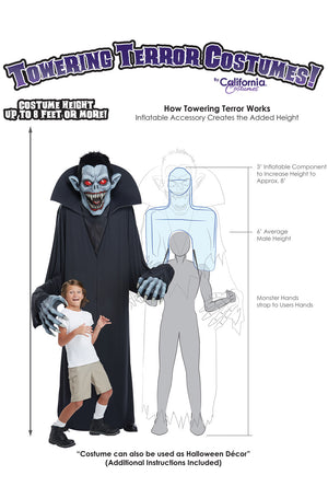 Towering Terror Vampire Adult Costume