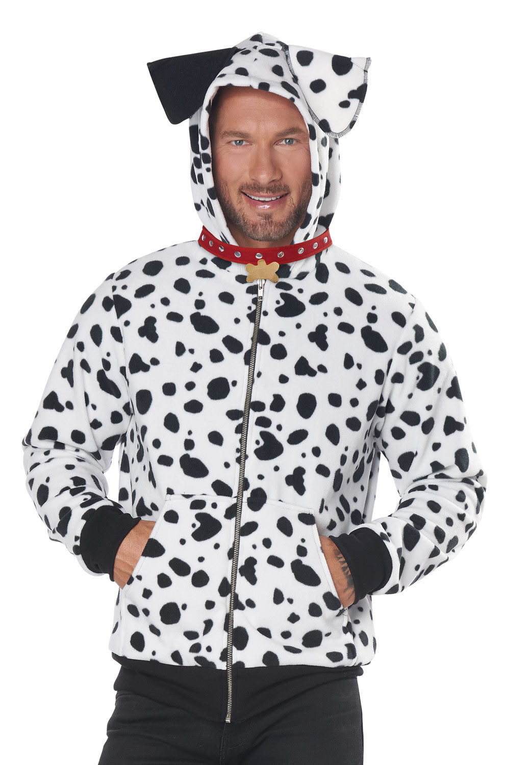Dalmatian Hoodie Adult Costume