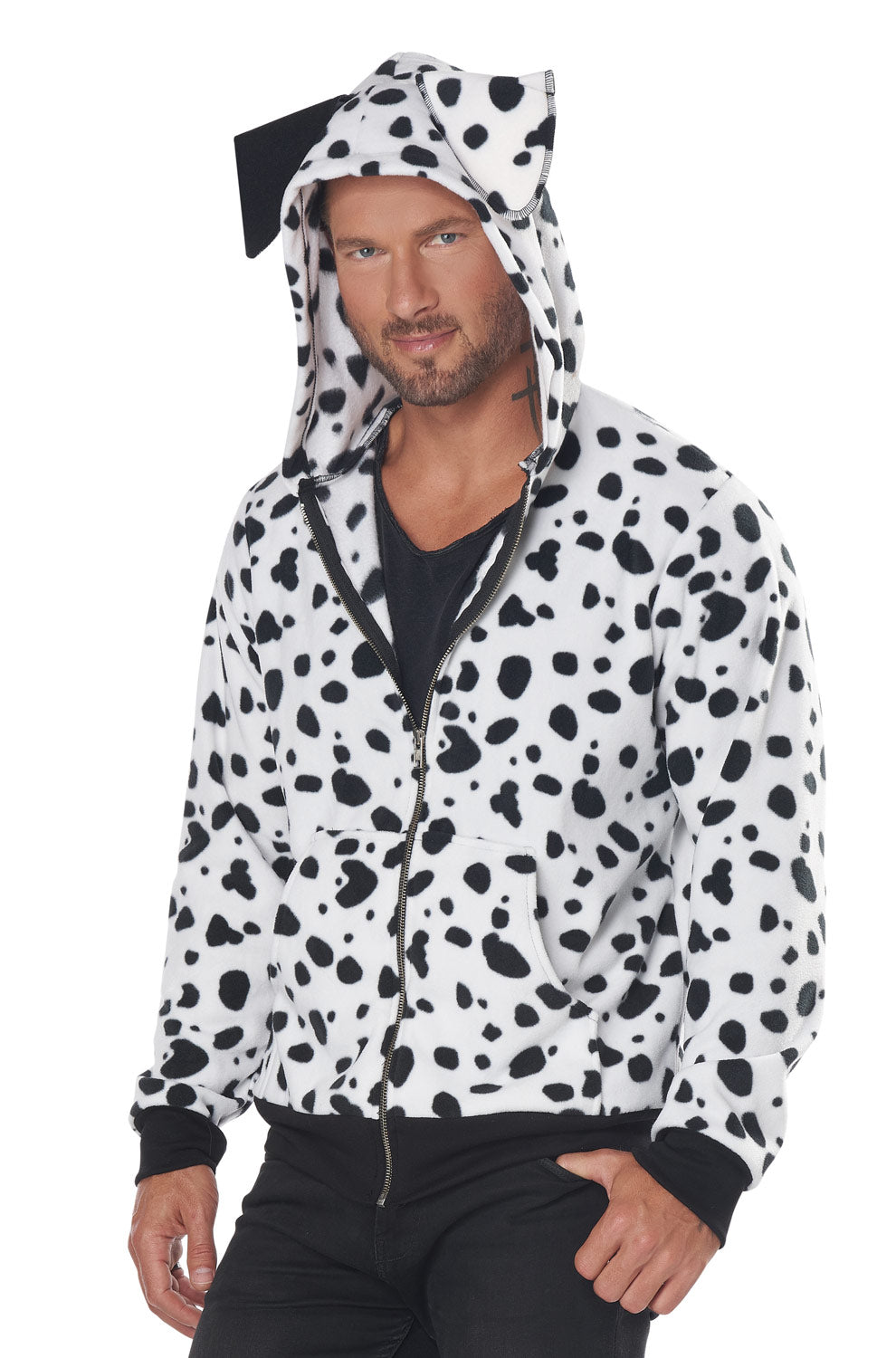 Dalmatian Hoodie Adult Costume