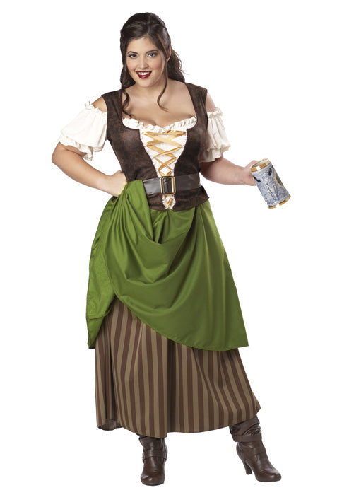 Tavern Maiden Plus Size Costume