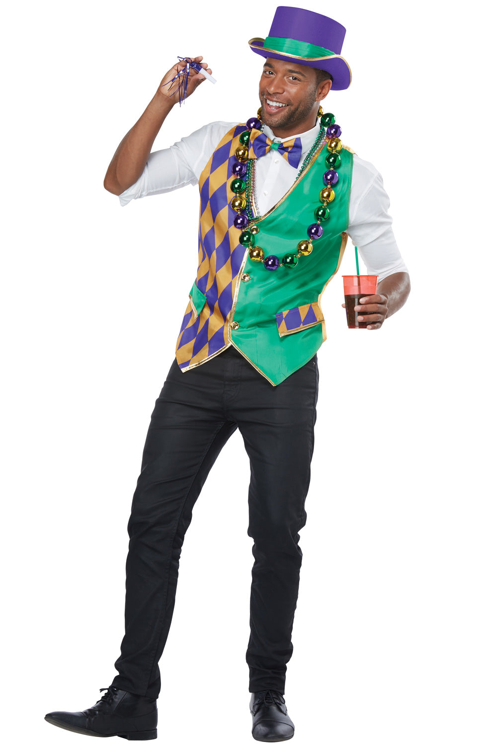 Mardi Gras Man Adult Costume Kit