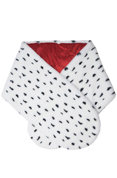 Faux Dalmatian Stole
