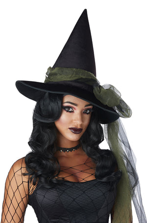 Sultry Siren Adult Wig (Black)