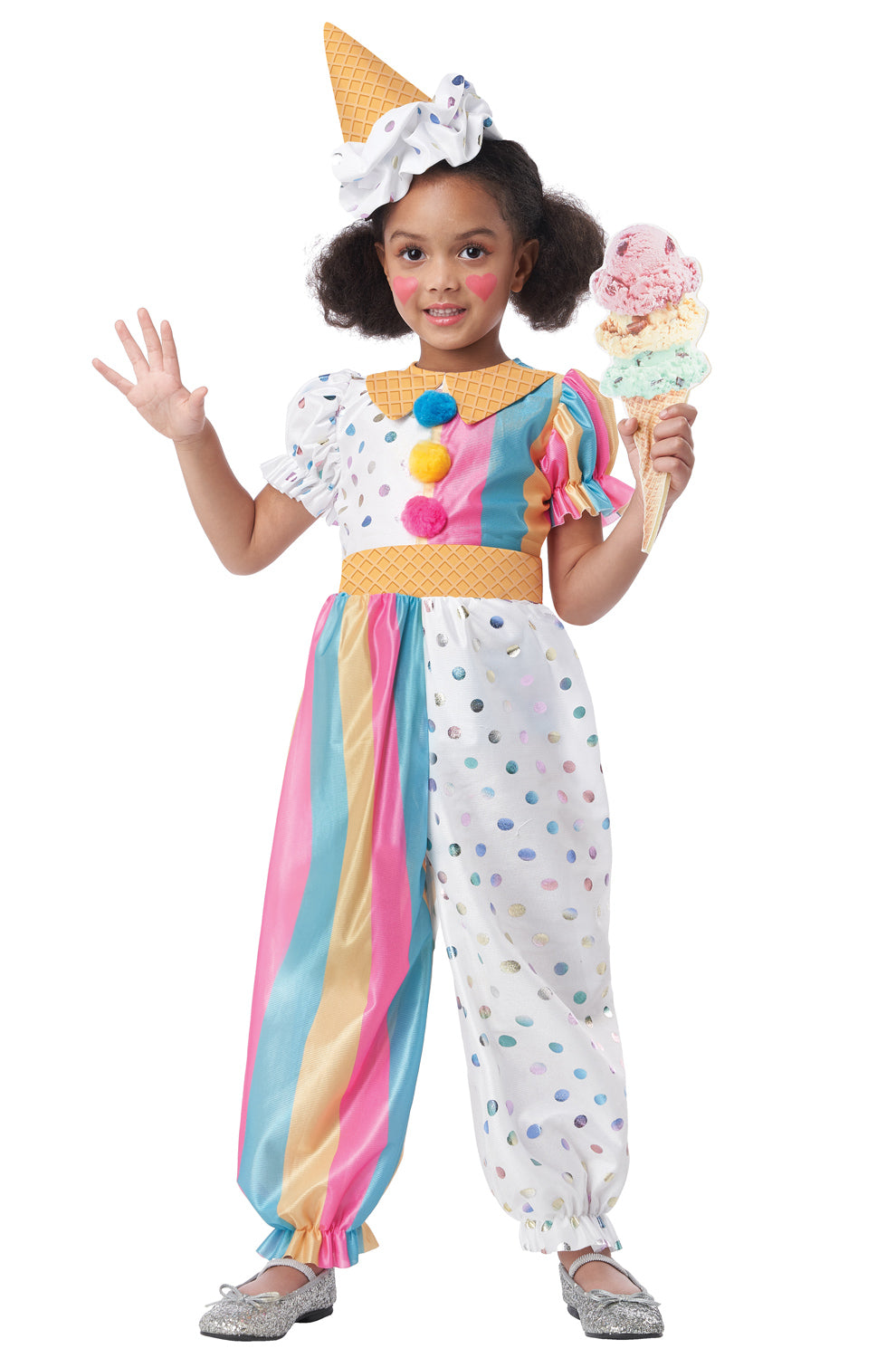 Sweet Treats Clown Toddler Costume