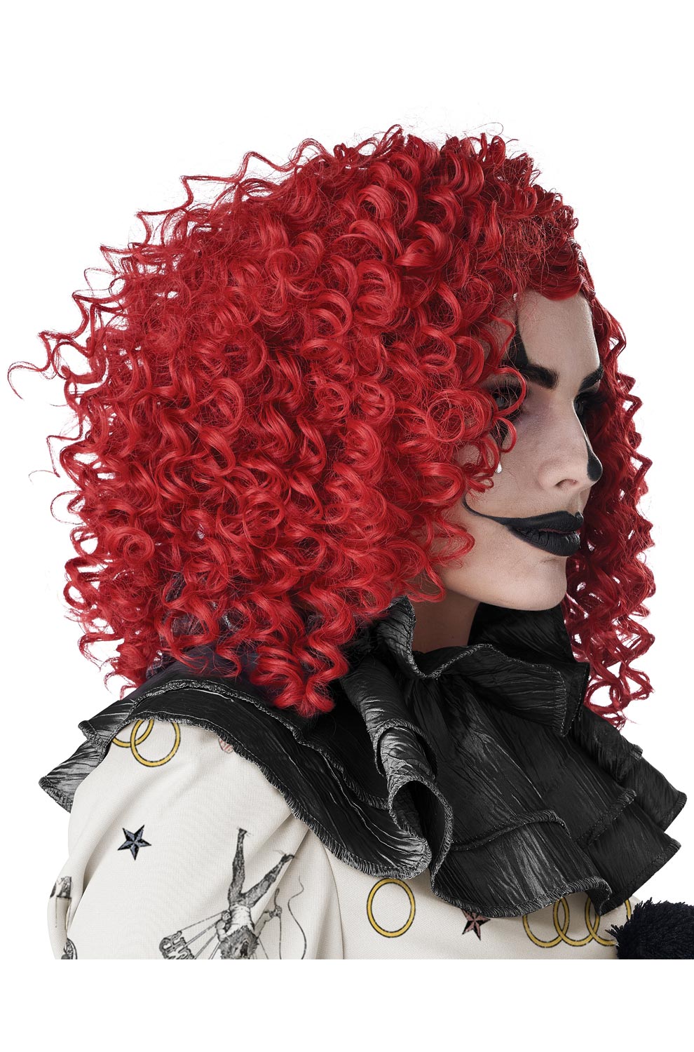 Corkscrew Clown Curls Wig (Red)