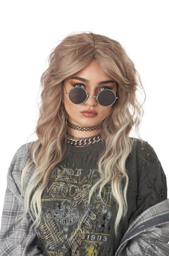 90'S Grunge Rocker Adult Wig (Blonde)