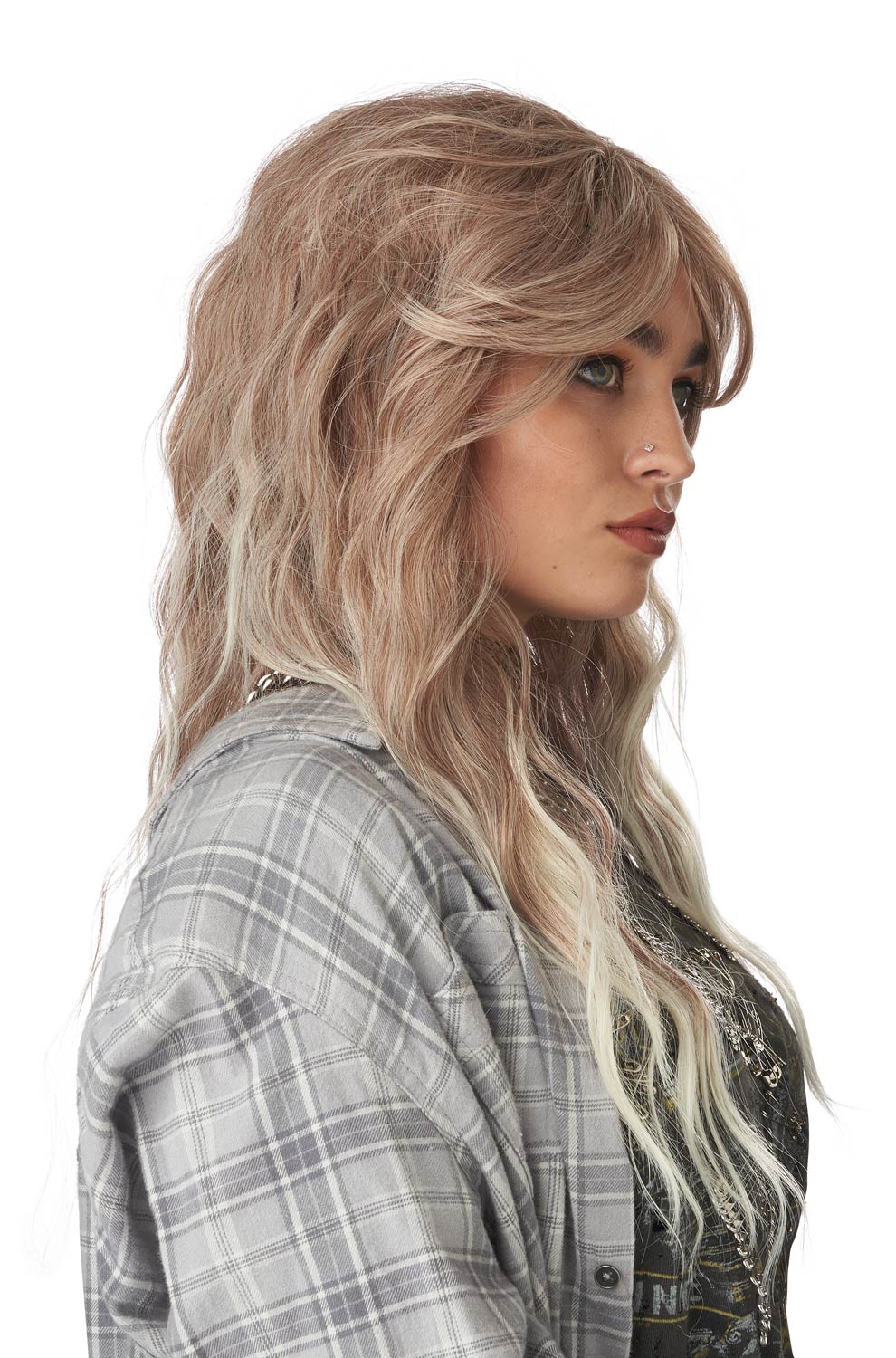 90'S Grunge Rocker Adult Wig (Blonde)