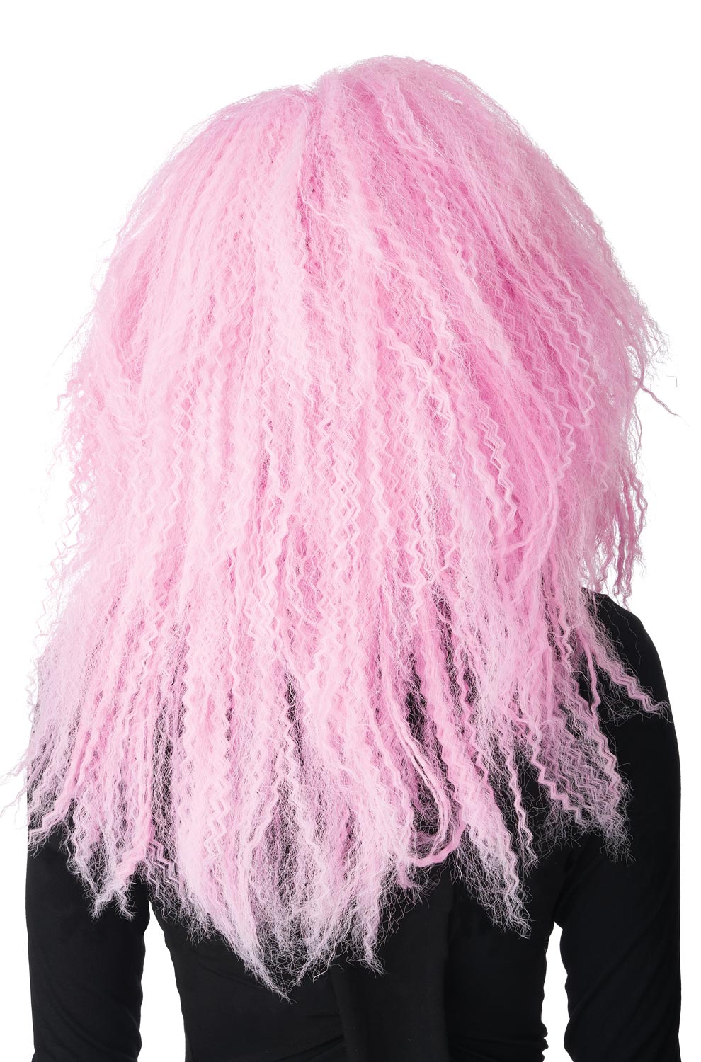 Crimped N Kooky Adult Wig (Pink)