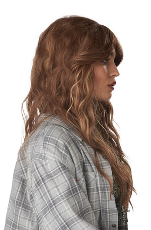 90'S Grunge Rocker Adult Wig (Brunette)