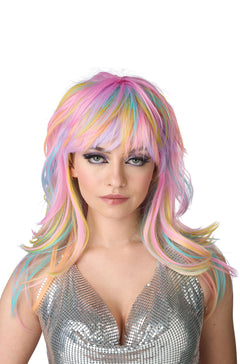 Tempting Tresses Adult Wig (Pastel)