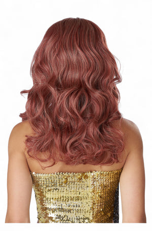 70's Disco Kitten Adult Wig (Auburn)