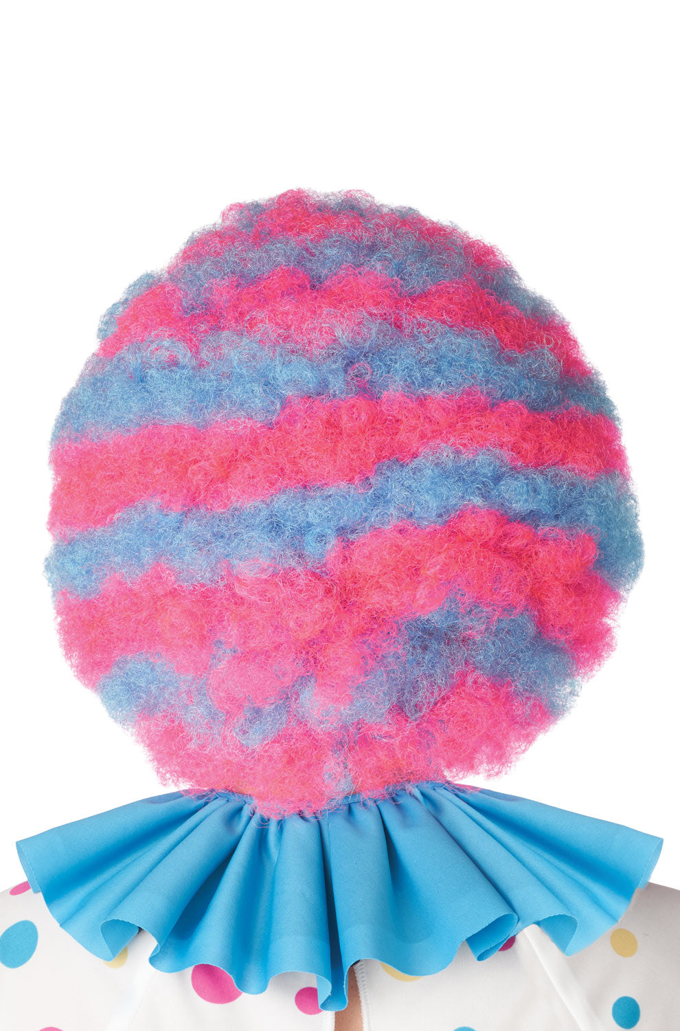Spiral Clown Wig (Blue/Pink)