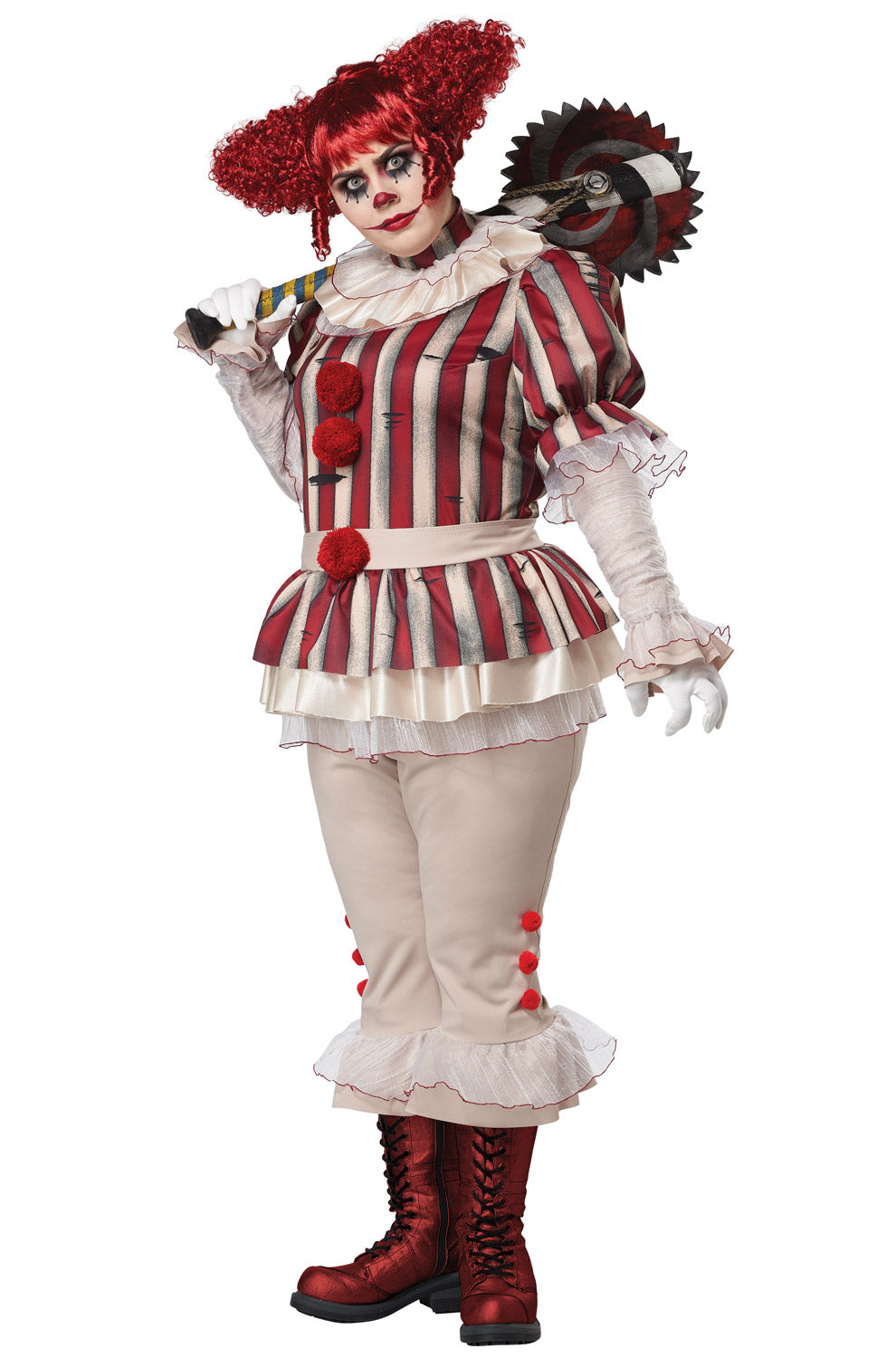 Sadistic Clown Plus Size Costume