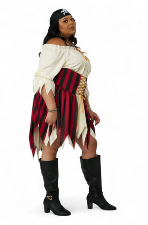 Sultry Sea Pirate Plus Size Costume