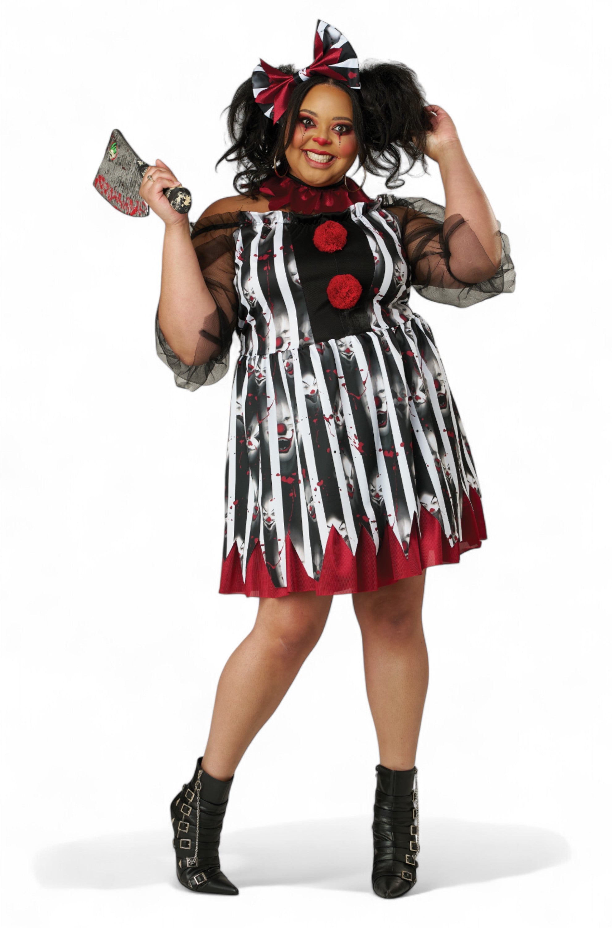 Savage Clown Plus Size Costume