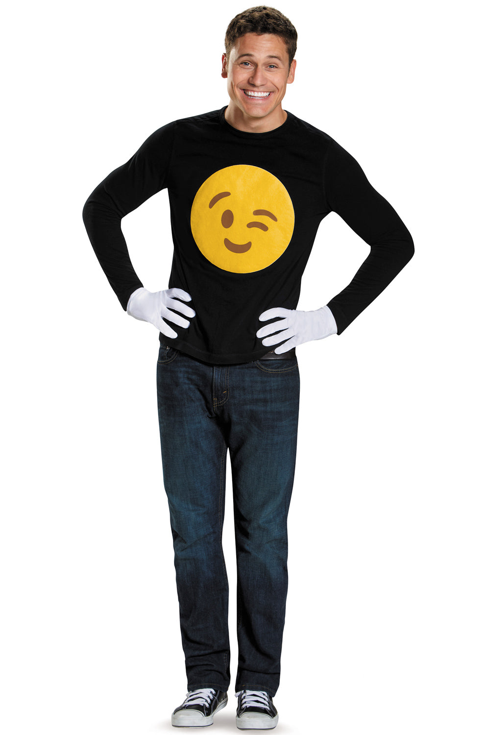 Wink Emoticon Costume Kit