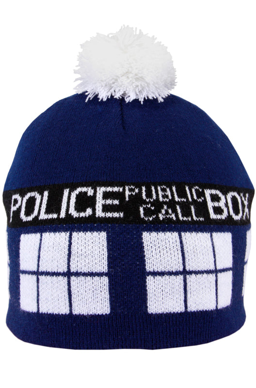 Doctor Who TARDIS Pom Beanie Accessory