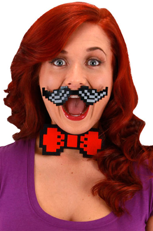 Pixel-8 Moustache Accessory Set