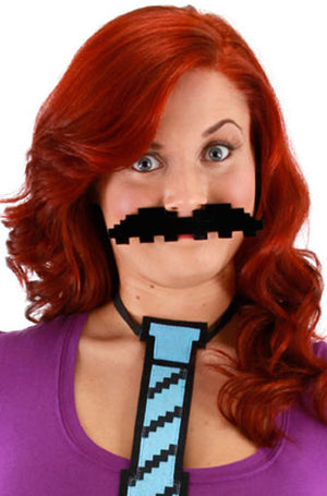 Pixel-8 Moustache Accessory Set