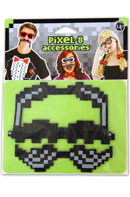 Pixel-8 Moustache Accessory Set