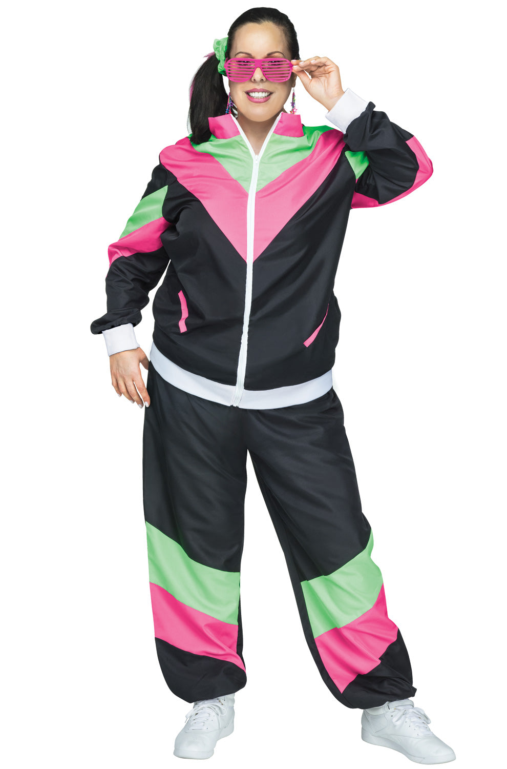 80s Female Track Suit Plus Size Costume