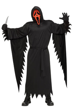Pumpkin Ghost Face Adult Costume