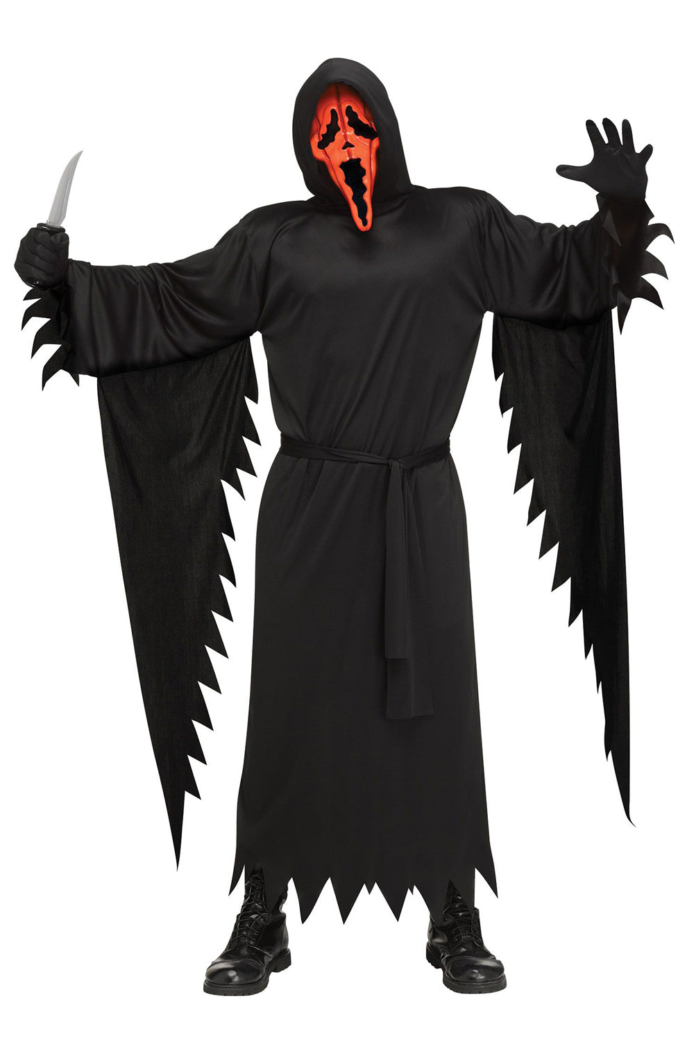 Pumpkin Ghost Face Adult Costume