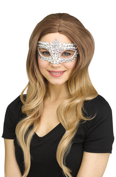Rainbow Rhinestones Mask