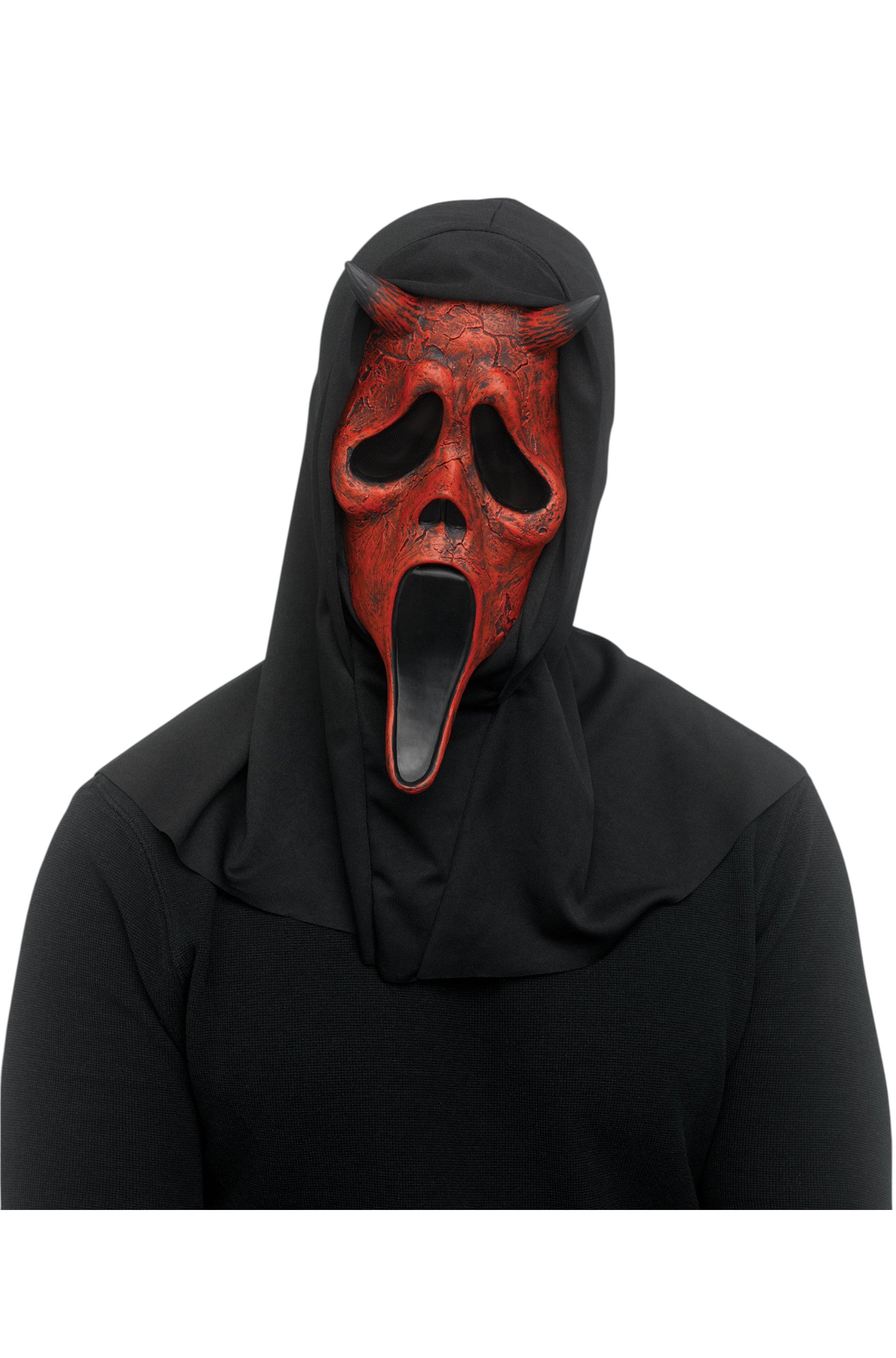 Aged Devil Ghost Face Adult Mask