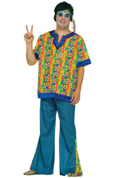 Hippie Dude Plus Size Costume