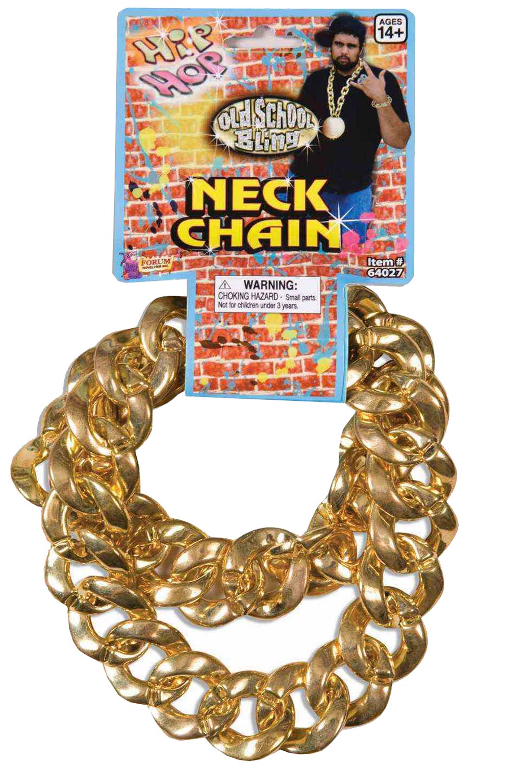 80's Big Links Neck Chain (Gold)