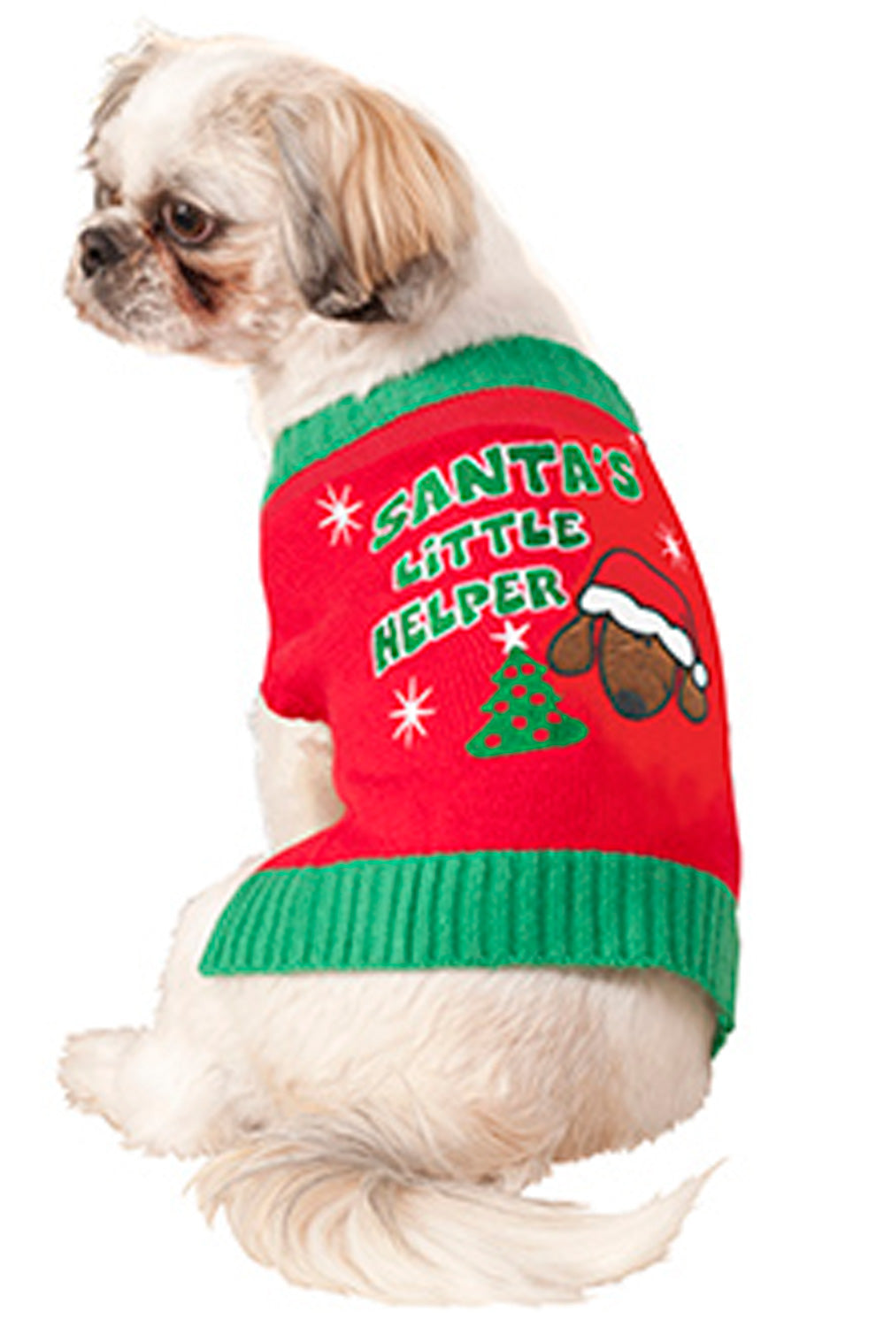 Santa's Lil Helper Pet Costume (M)